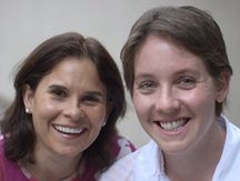 Maria Barquero and Donna Myers