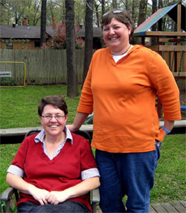 Stephanie Huffman and Wendy Rickman Stephanie Huffman and Wendy Rickman