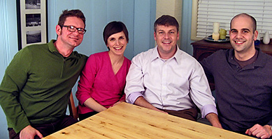Frank Pennisi, Matt Harrison, Meredith and Benny Scroggin