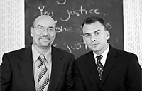Martin Gill and Attorney Rob Rosenwald Martin Gill and Attorney Rob Rosenwald