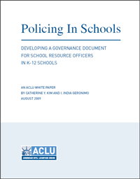 policing in schools cover