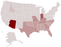 The use of corporal punishment on children with disabilities (MAP)