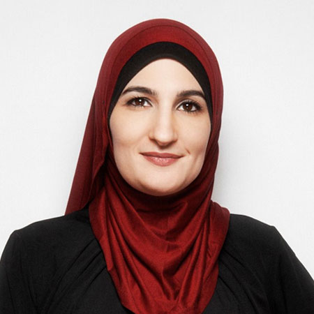 Image of the social justice leader, Linda Sarsour