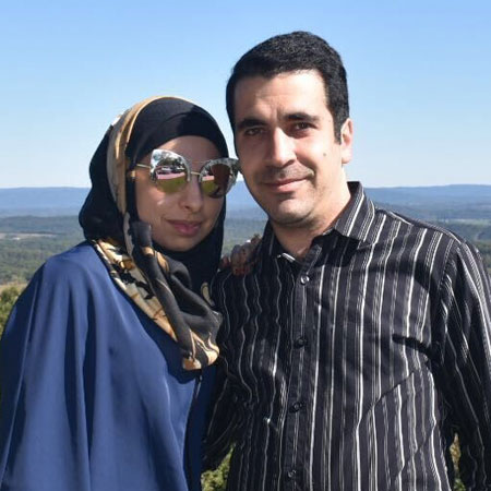 Mohamad and his wife