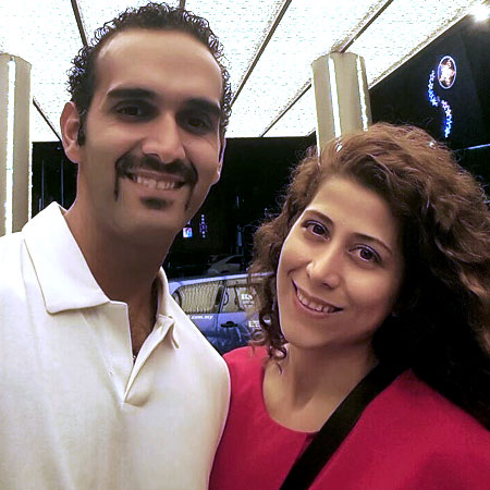 Neda and her husband