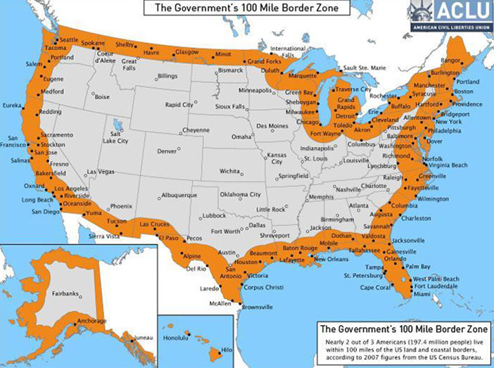 Constitution Free Zone Map