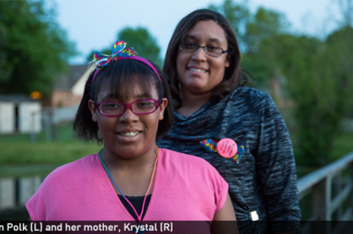 Krystin Polk (L) and her mother, Krystal (R)