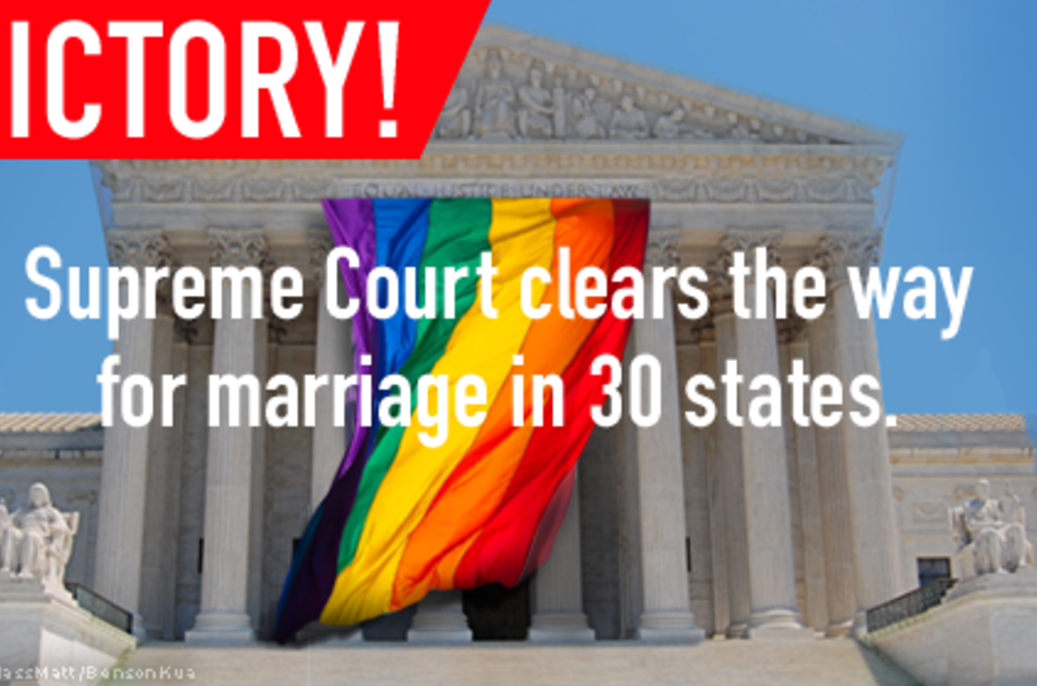 Marriage for Same-Sex Couples in 30 States – With More to Come