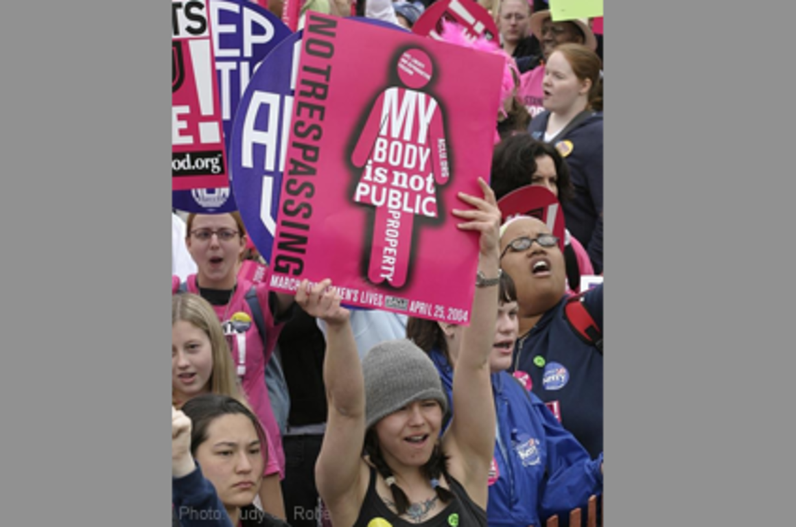 "My body is not public property."