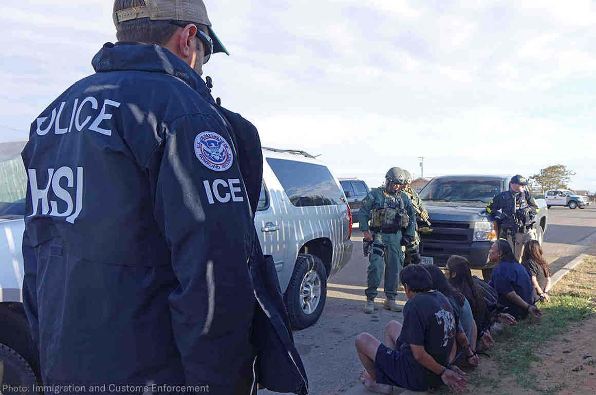 ICE Road Side Arrest