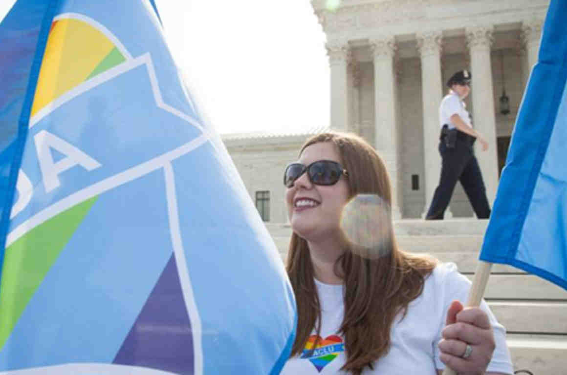 SCOTUS marriage, ACLU flag