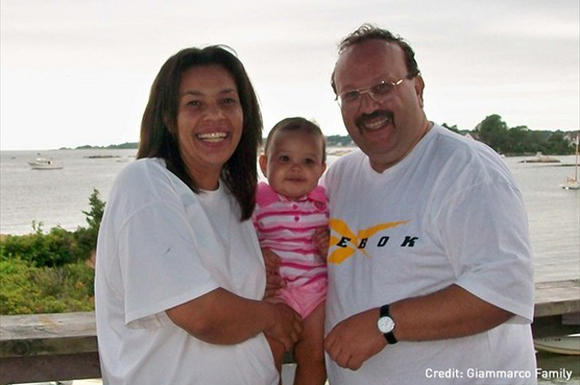 Giammarco family at the beach