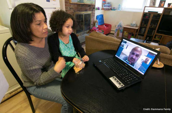 Giammarco family skypeing 