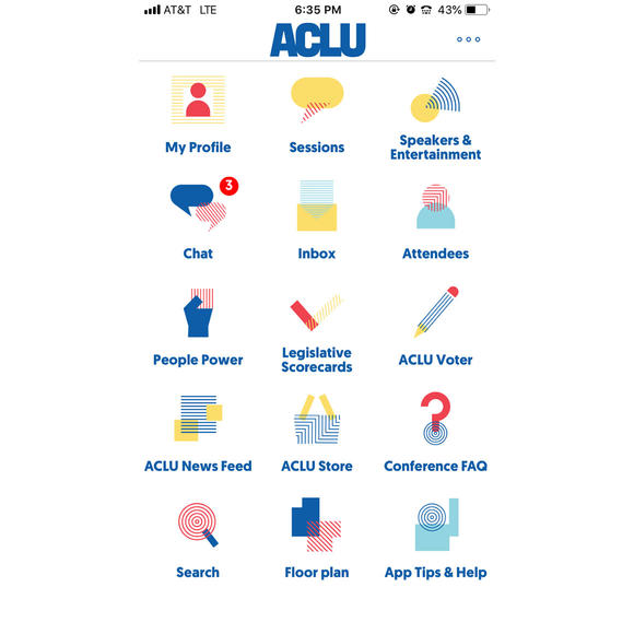 ACLU Conference app