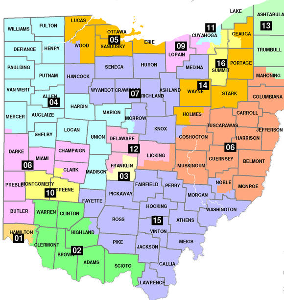 Proposed Ohio District Map
