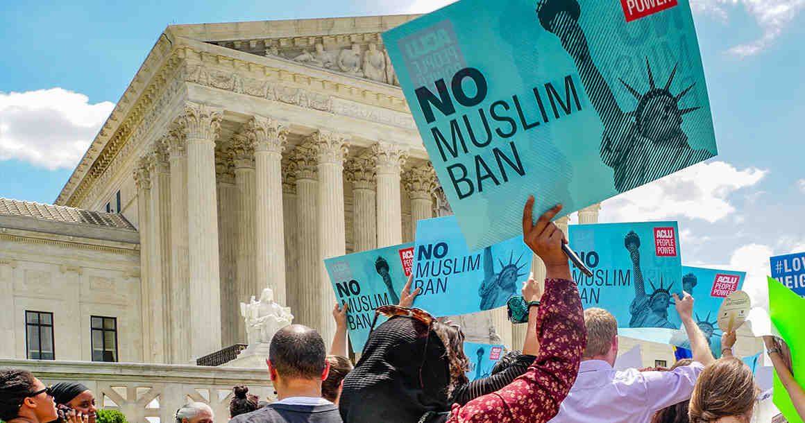 Muslim Ban Protest at the Supreme Court