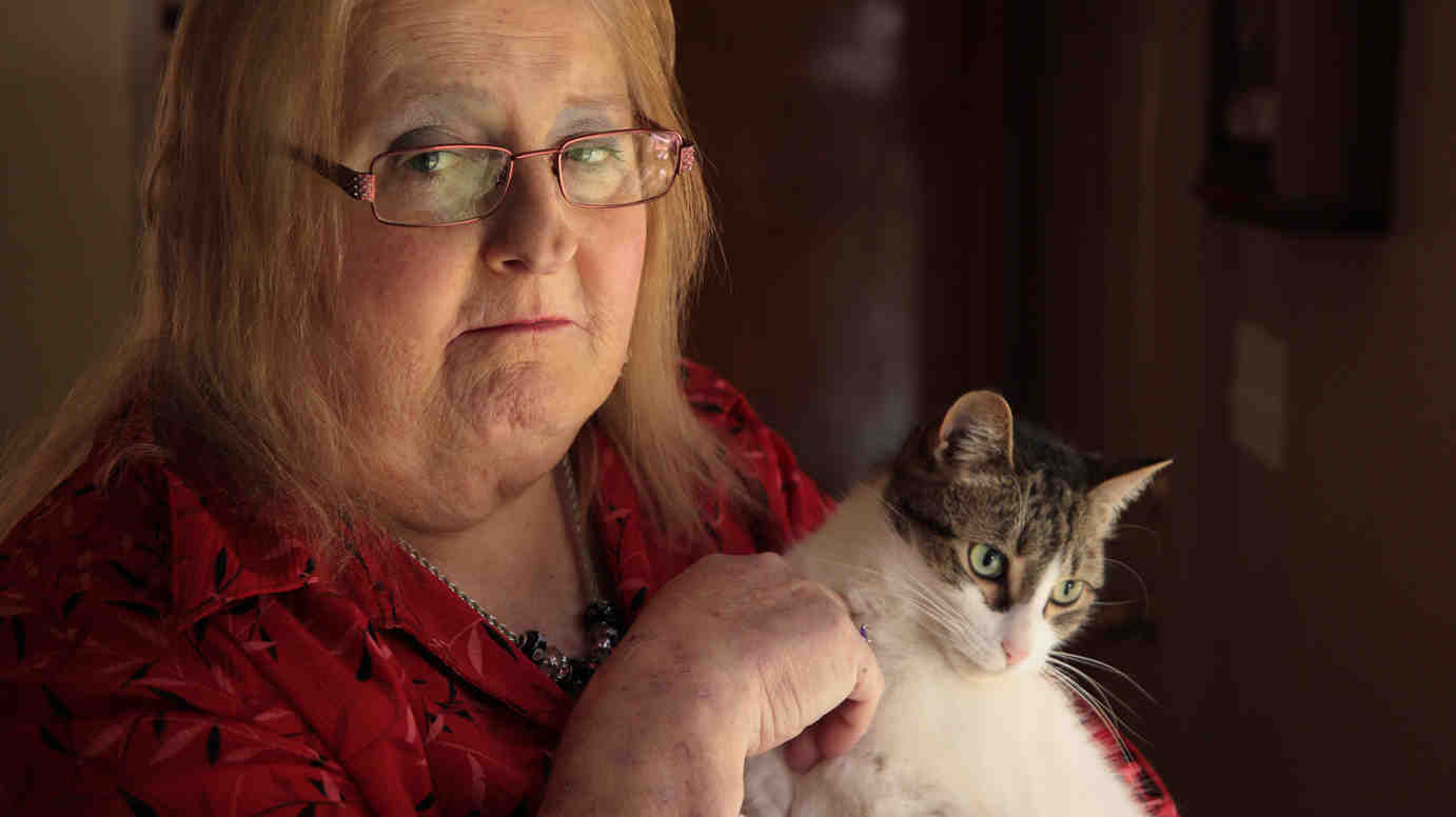 Aimee Stephens Holding Her Cat