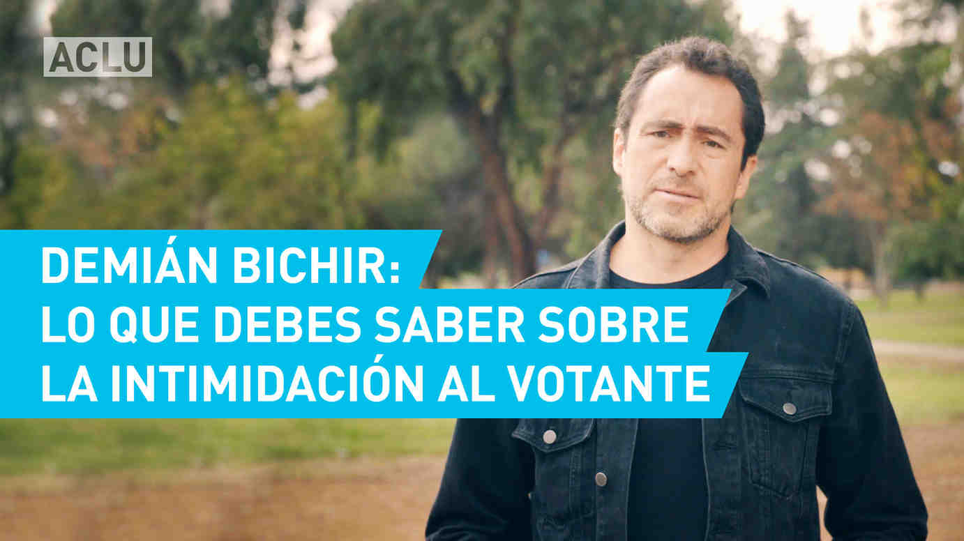 Demian Bichir: Lo que debes saber sobre la intimidaction al votante