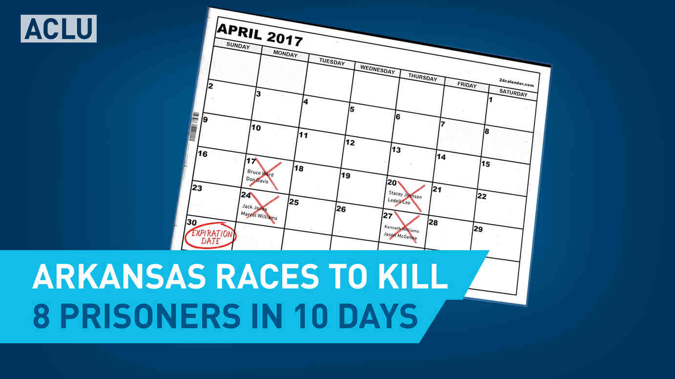 Arkansas Races To Kill 8 Prisoners in 10 Days