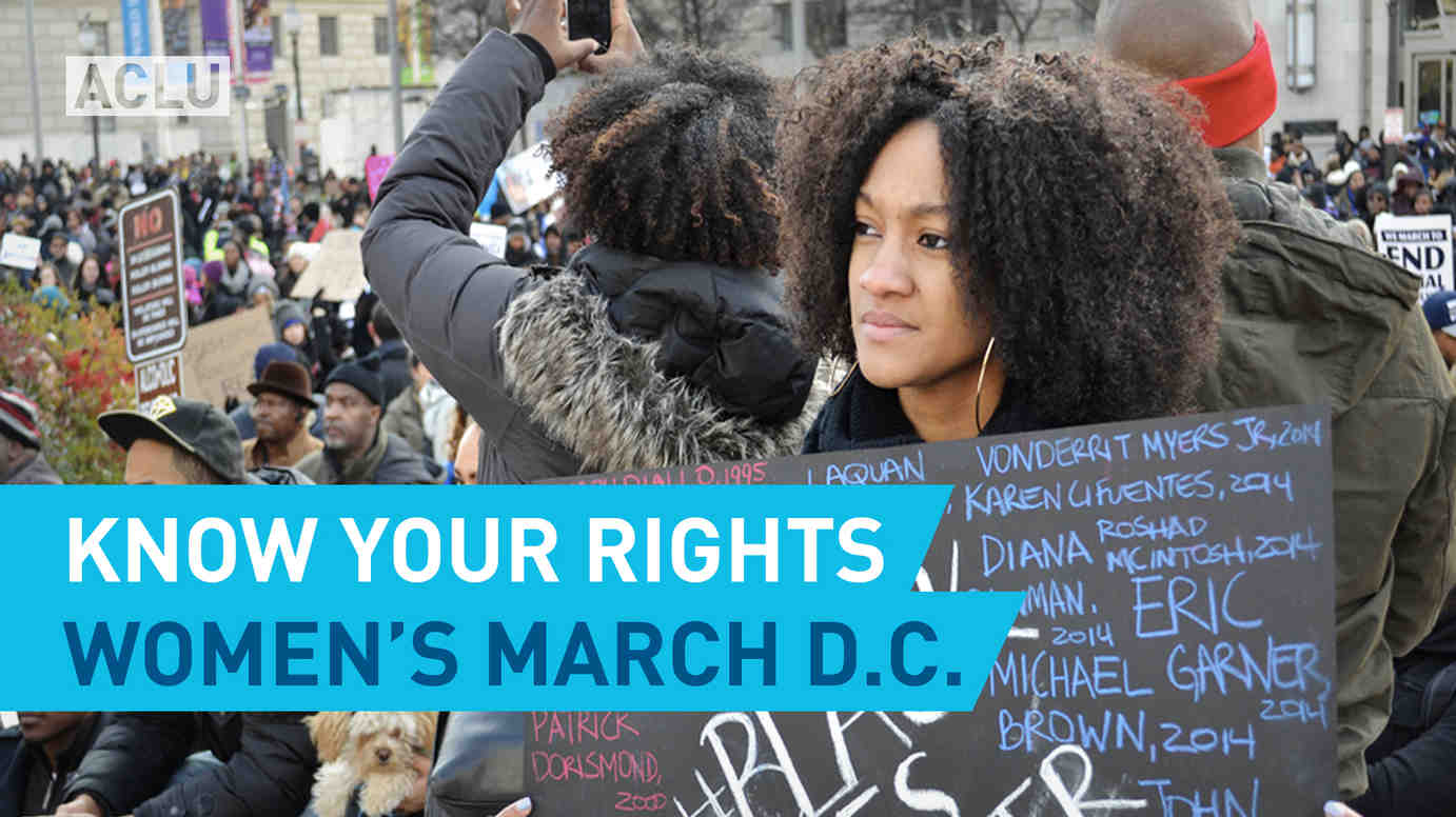 Know Your Rights: Women's March D.C.