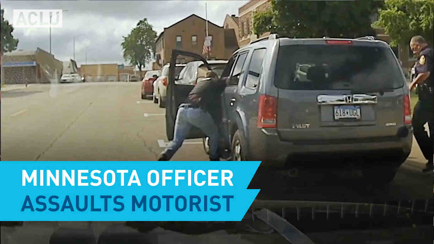 Minnesota Officer Assaults Motorist