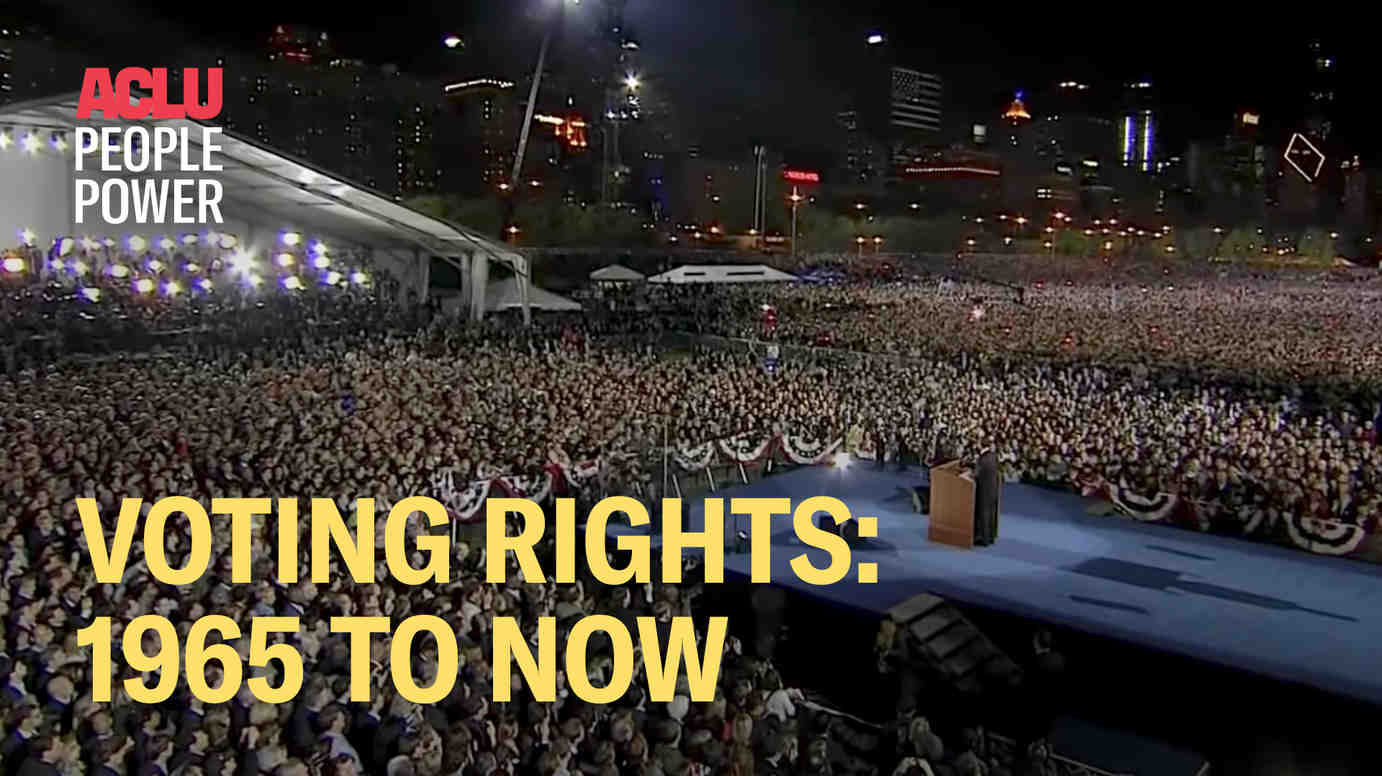 The History of Voting Rights from 1965 to Now