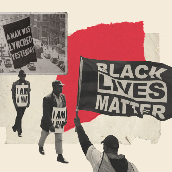 Flag that says Black Lives Matter