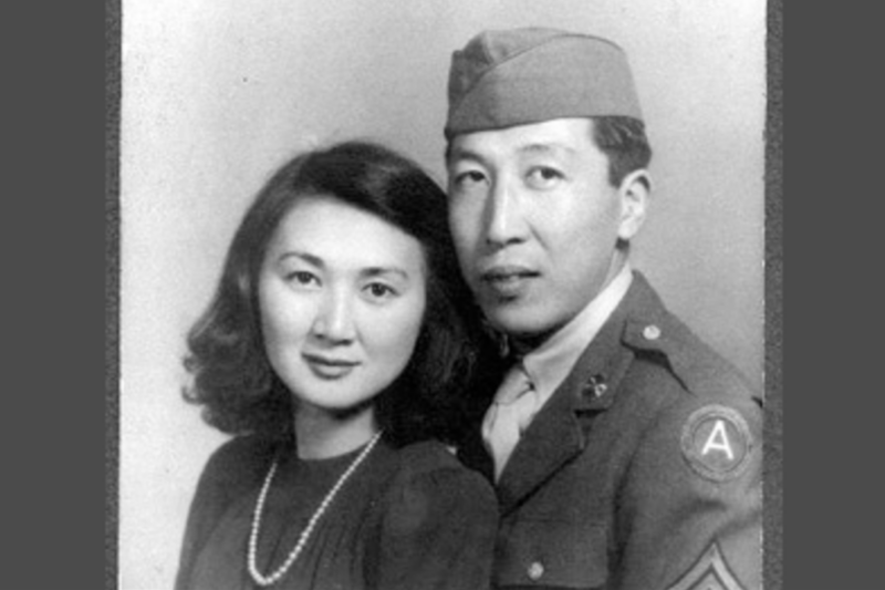 The author's grandparents, 1943.