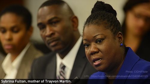 Sybrina Fulton, mother of Trayvon Martin