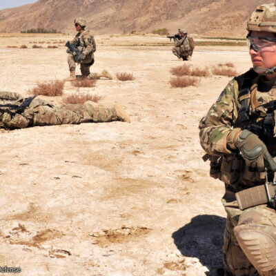 Department of Defense Photo: Female Soldiers in Combat