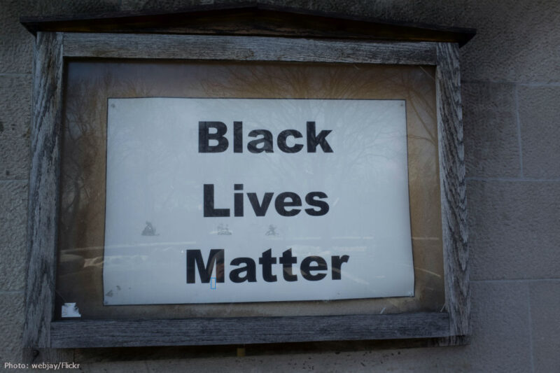 Black Lives Matter Sign