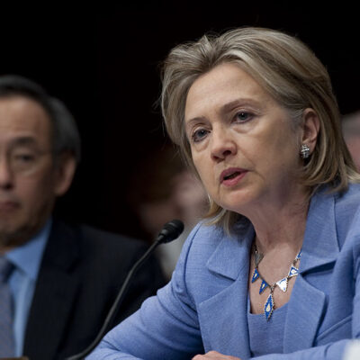 Hillary Clinton testifying