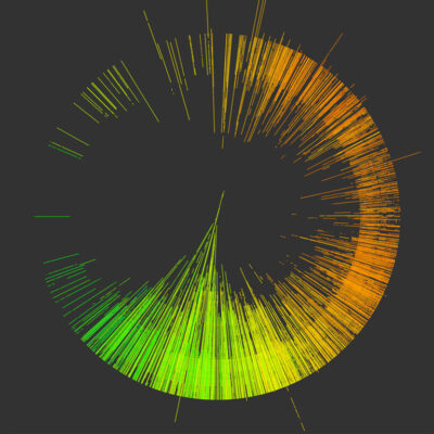 Radial abstract graphic