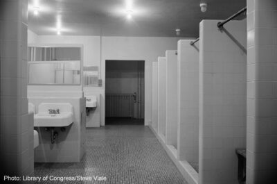 School locker room