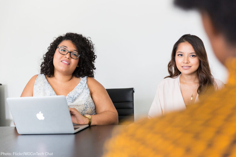 Women in a meeting