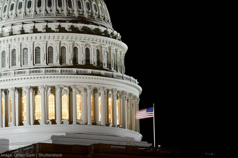 Congress at night