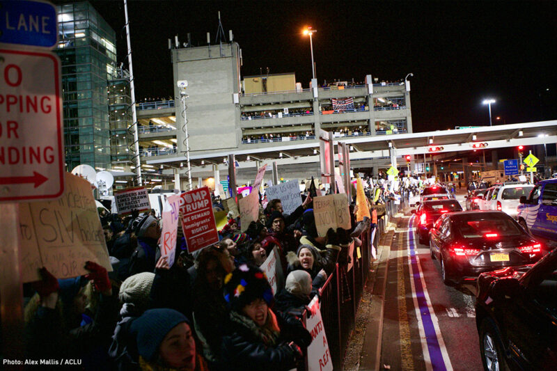 JFK Night Protest