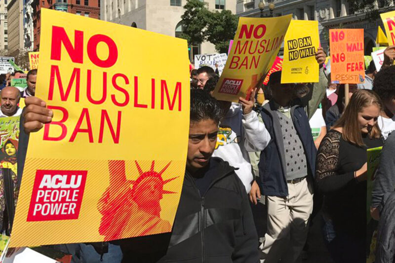 Muslim Ban 3 demonstration