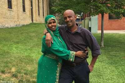 Sagal Abdigani and Abdisalam Wilwal