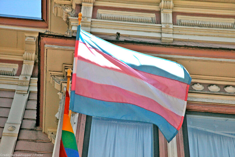 Trans Flag Building