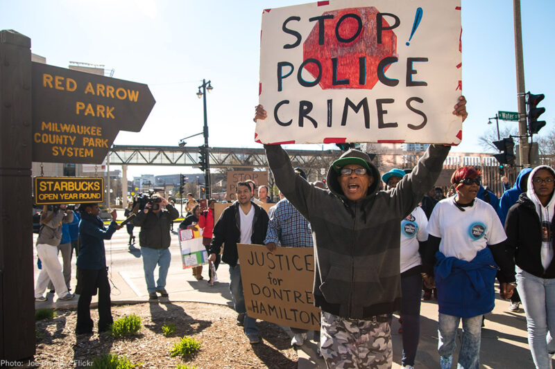 Milwaukee Stop Police Crimes Protest