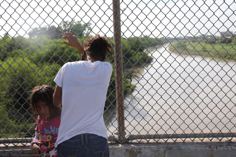 Mother and Daughter at the Border