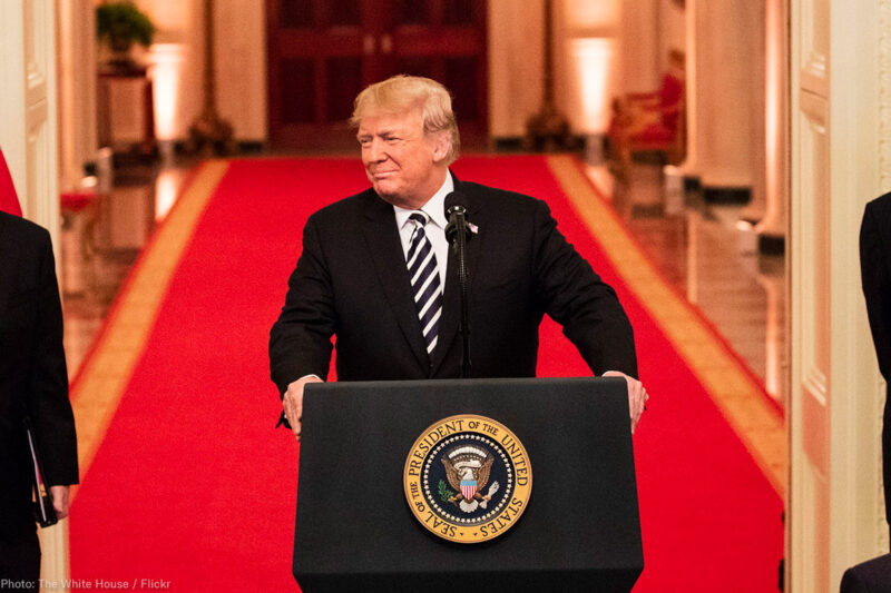 Trump Podium