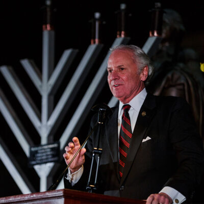 Governor McMaster speaks at Statehouse Menorah Lighting