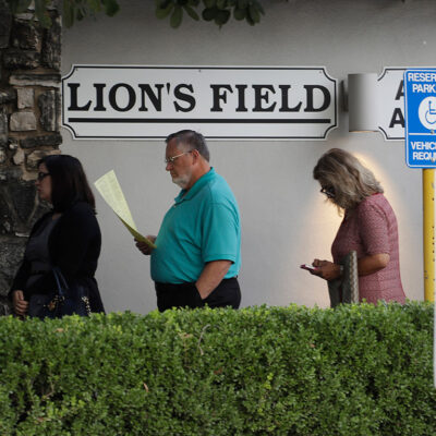 Voting Line in Texas