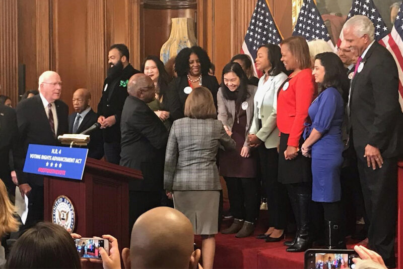 Speaker Pelosi and ACLU staffers