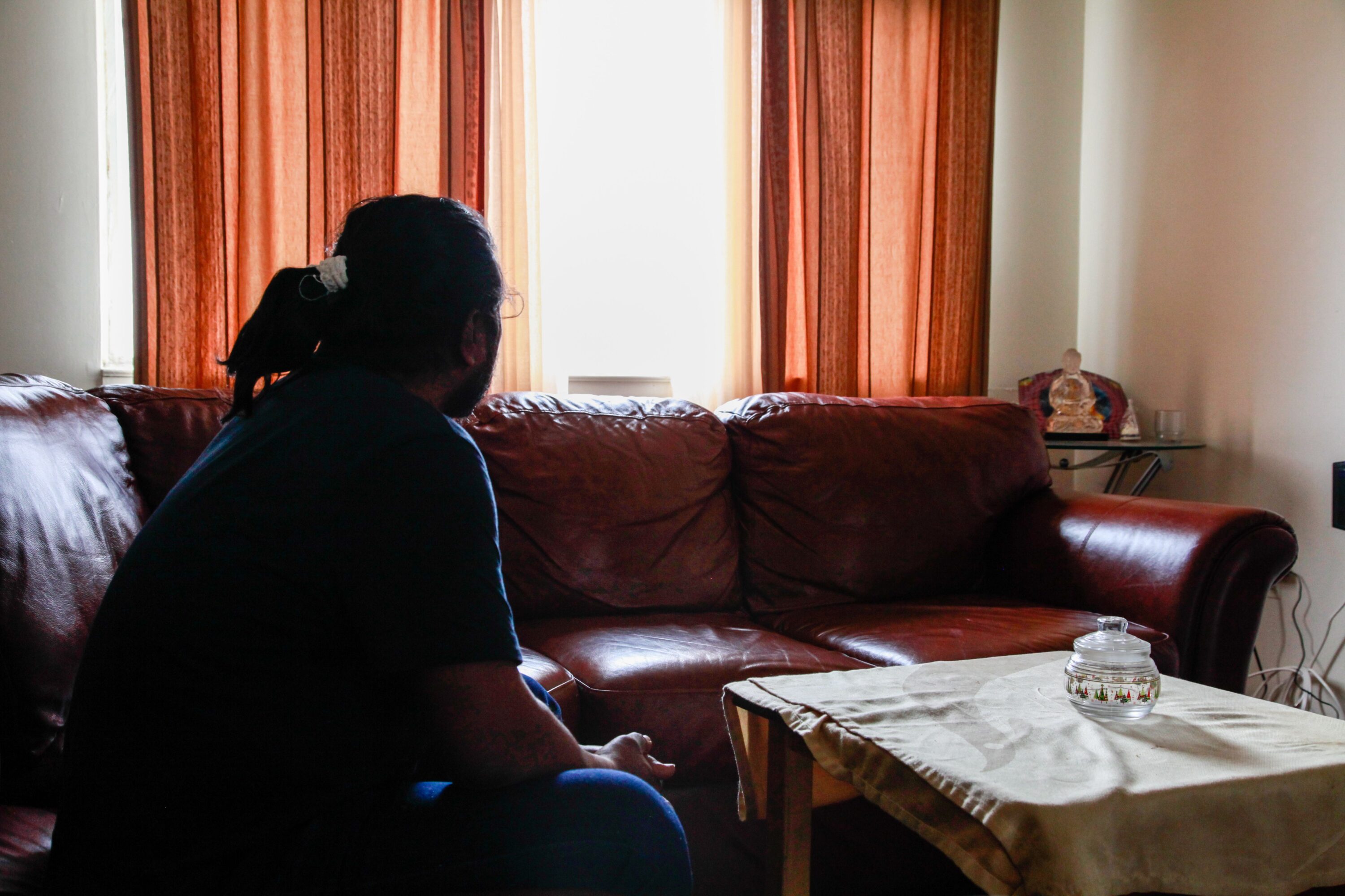 Vijayakumar Thraissigiam at home in New York City, February 2020.