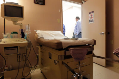 A procedure room at a women's health clinic in Texas.