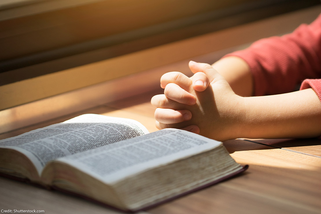 Wall Cross, Praying Boy, Nighttime Prayer