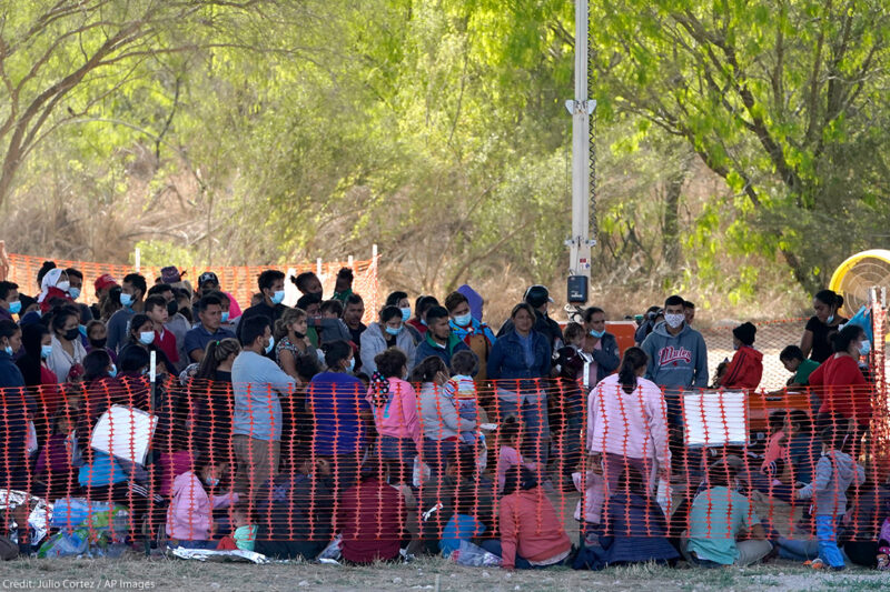 On the southern border with the Border Patrol